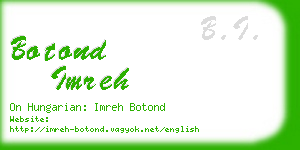 botond imreh business card